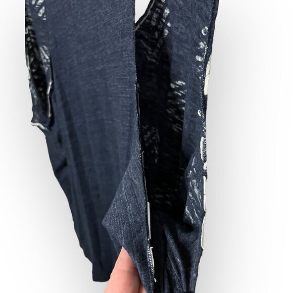 Eyeshadow Navy Blue Slubknit Swing Tank Top with White Hearts Size 2X NWOT - Picture 11 of 14